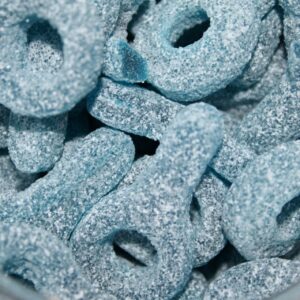 Tetines bleue acidulés